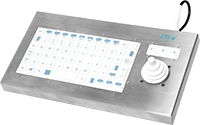 CTI Electronics KIF66U6-N2W medizinische Tastatur / medical keyboard alders